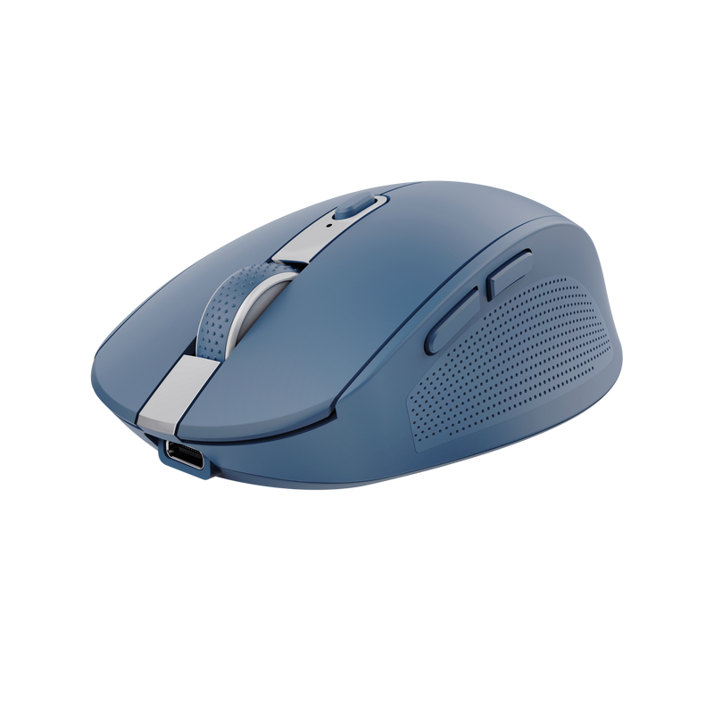 RATON OPTICO WIRELESS MULTIDISPOSITIVO OZAA AZUL TRUST