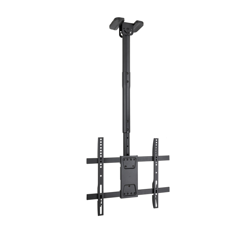 SOPORTE TECHO PANTALLAS 32"-75" GIRO/INCLINABLE NEGRO TOOQ