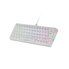 TECLADO MECANICO MKMINIPRO LINEAR LUBRICATED SWITCHES RGB BLANCO MARS GAMING