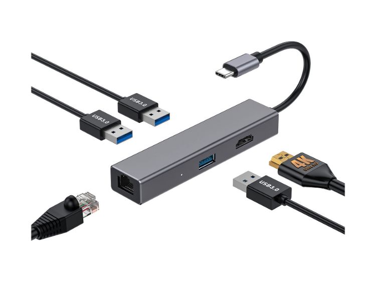MINI DOCK USB-C (3xUSB3.0/HDMI/ETHERNET) COOLBOX