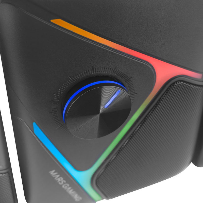 ALTAVOCES BLUETOOTH MS-H21 RGB NEGRO MARS GAMING