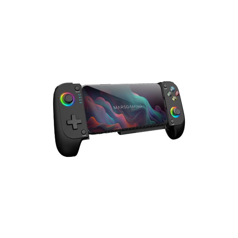 GAMEPAD MGP-X NEON RGB NEGRO MARS GAMING