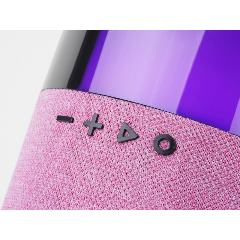 ALTAVOZ BLUETOOTH RGB MS-FLOW 360º ROSA MARS GAMING