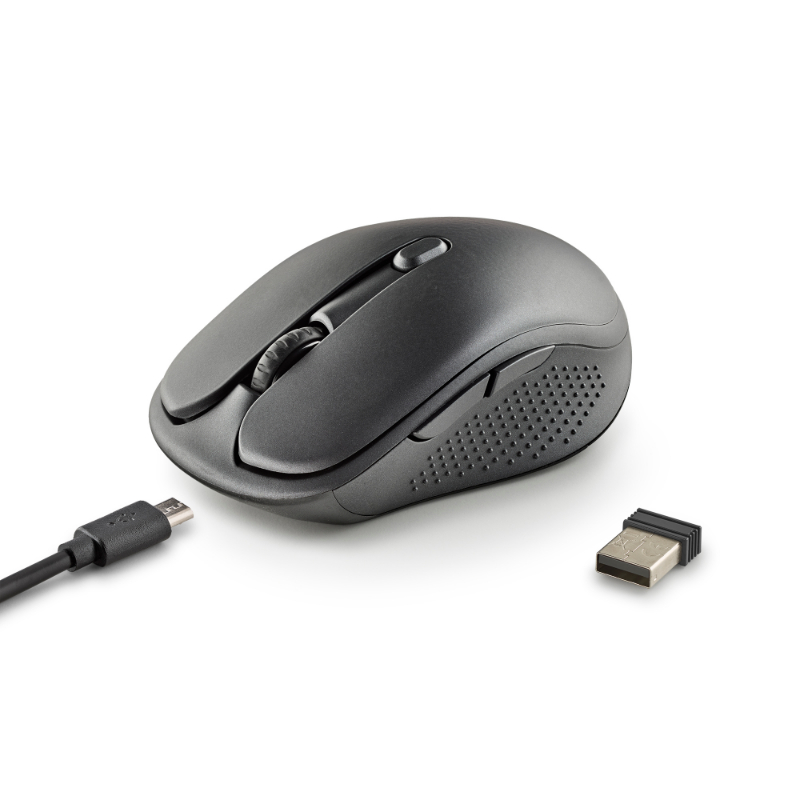 RATON EVO SPOOK WIRELESS NEGRO NGS
