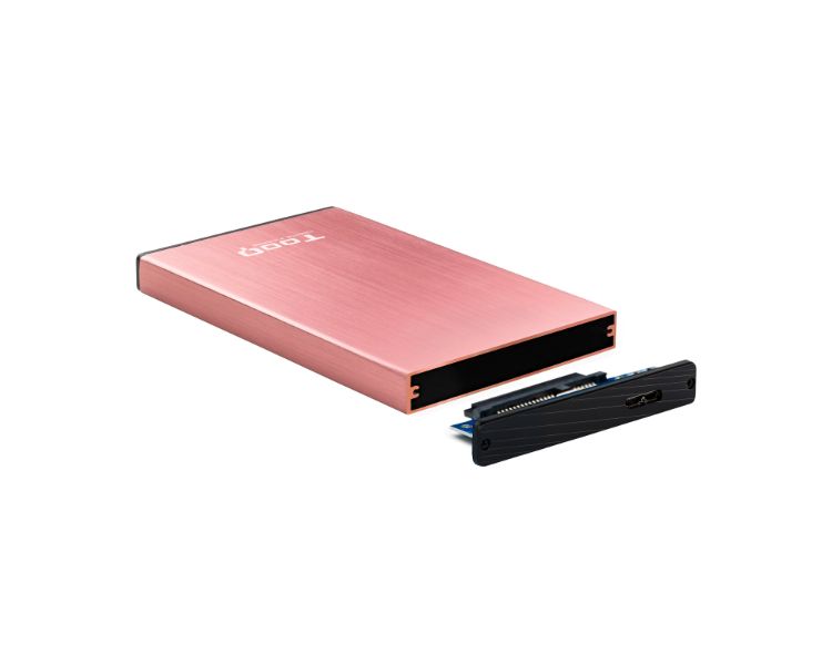 CAJA EXTERNA USB 2.5'' 9.5MM SATA PINK TOOQ