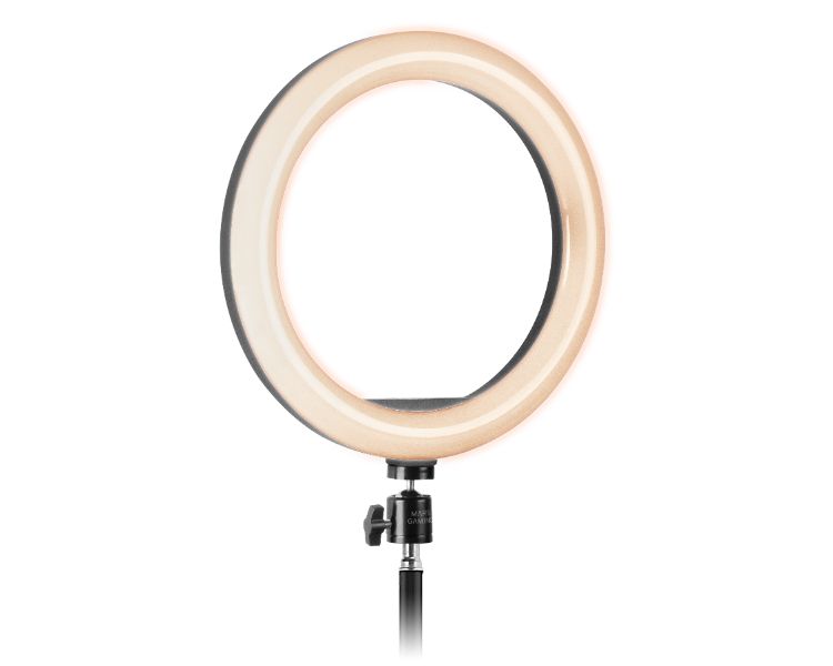 TRIPODE LUZ ANILLO ARGB ALUMINIO 10.2" USB MGRING MARS GAMING
