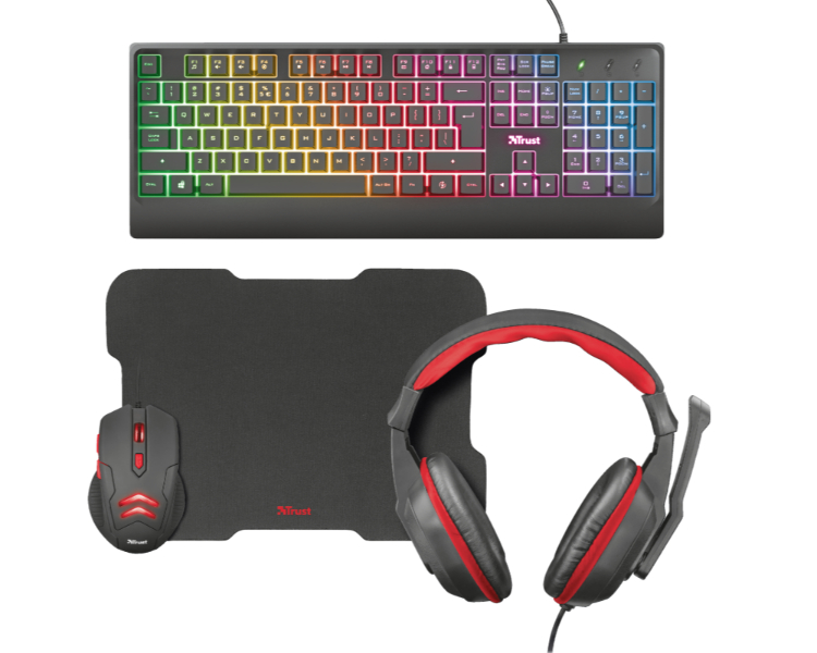 KIT GAMING RGB ZIVA 4 EN 1 TRUST