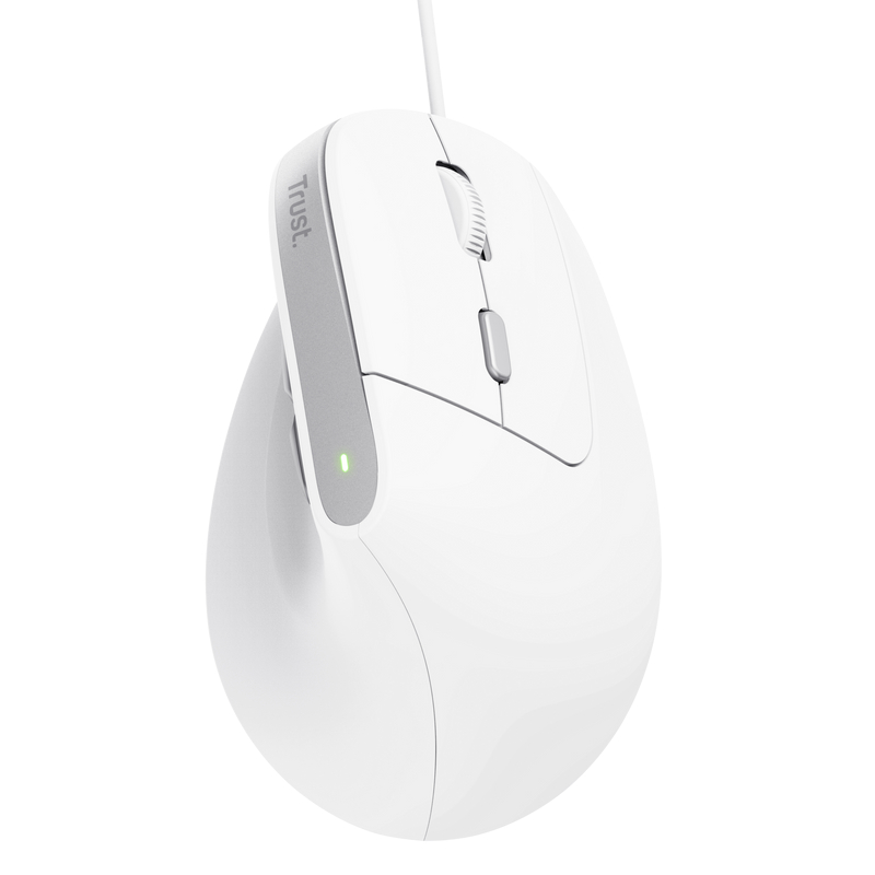 RATON OPTICO ERGONOMICO VERTICAL BAYO II BLANCO TRUST