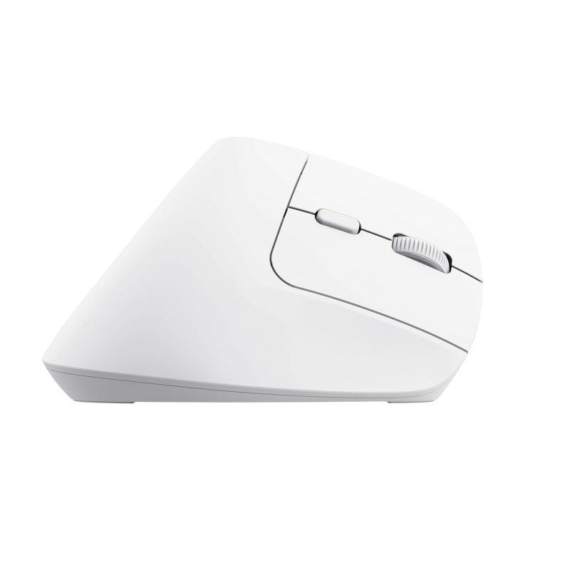 RATON OPTICO WIRELESS ERGONOMICO VERTICAL BAYO+ BLANCO TRUST