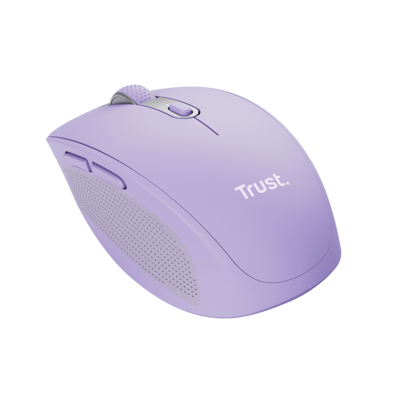 RATON OPTICO WIRELESS MULTIDISPOSITIVO OZAA MORADO TRUST