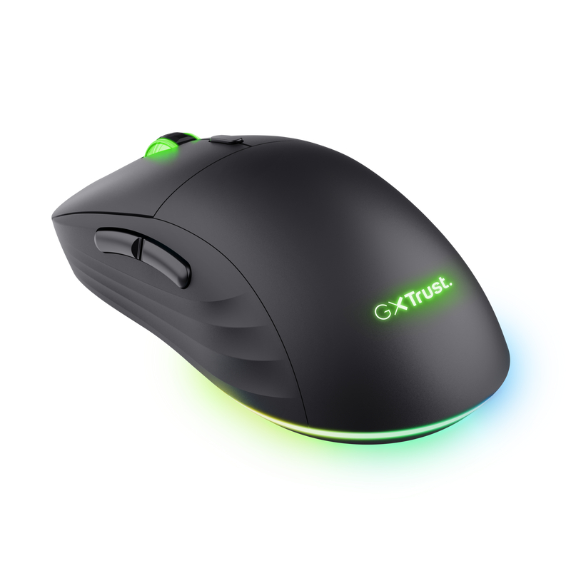 RATON GAMING WIRELESS GXT927 REDEX+ NEGRO RGB TRUST