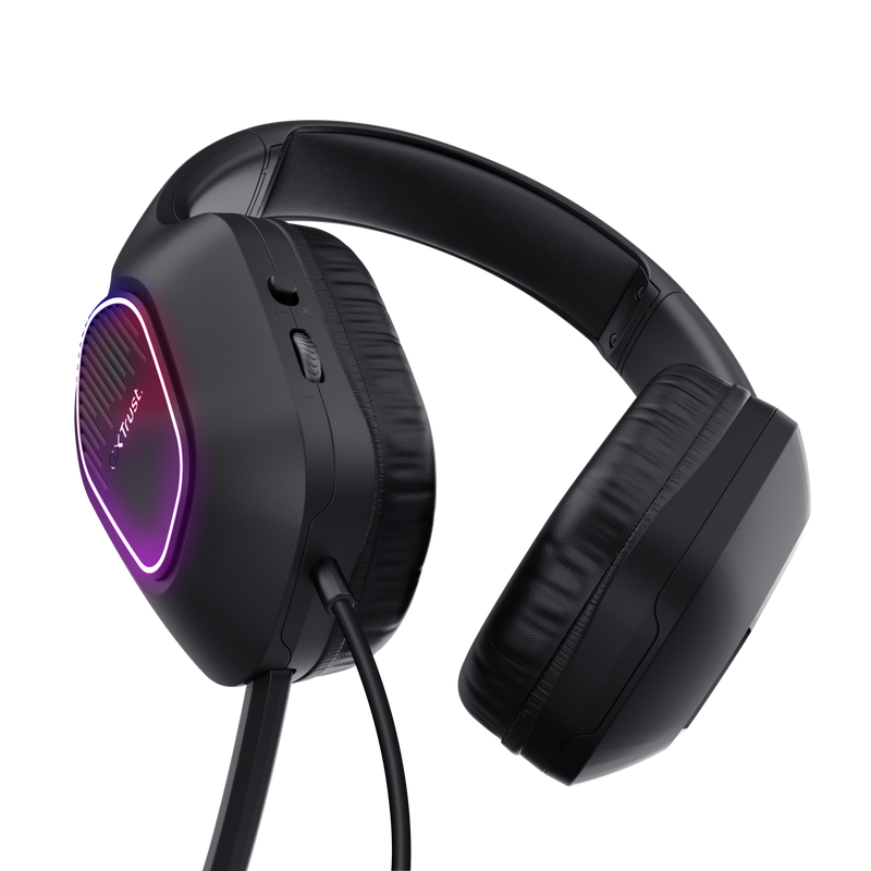 AURICULAR GAMING GXT416 ZIROX RGB NEGRO TRUST