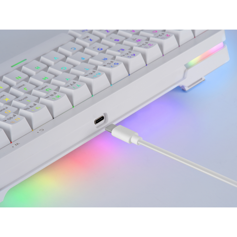 TECLADO MECANICO MKMINIPRO SWITCH BLUE RGB BLANCO MARS GAMING