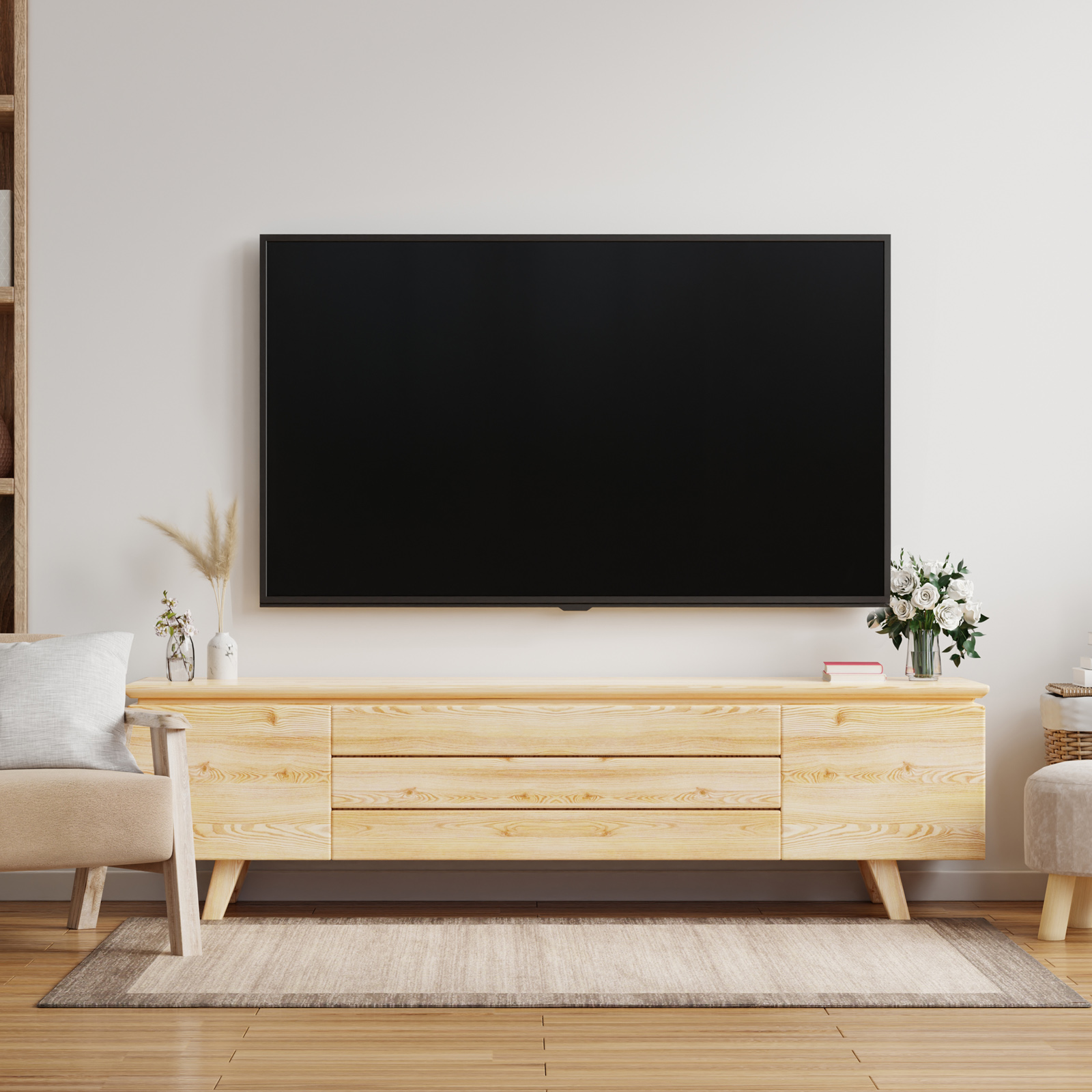 SOPORTE PARED-TV 43"-90" LP1090F-B TOOQ