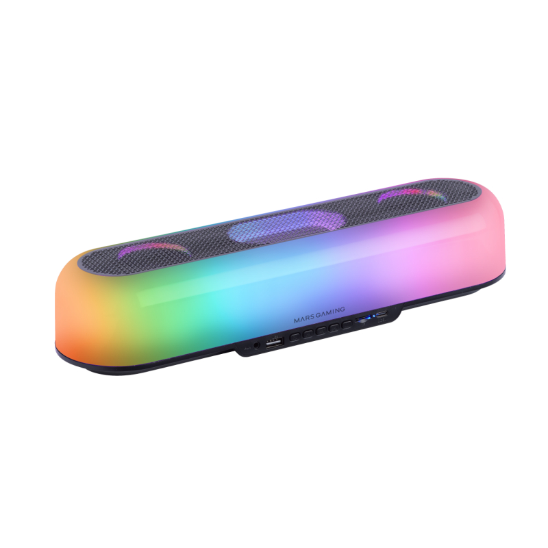 BARRA SONIDO BLUETOOTH RGB MSB-ORB RGB 360º NEGRO MARS GAMING